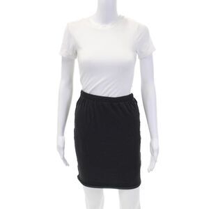 Missoni Orange Label Womens Elastic Waist Pencil Skirt Gray Size S